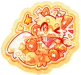 sticker // character belongs to sneilkun