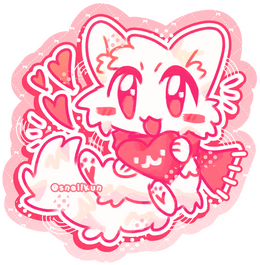 sticker // character belongs to poiuu