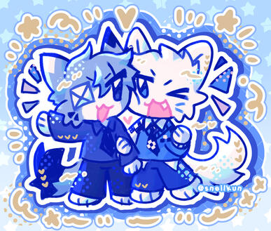 full background // characters belong to poiuu